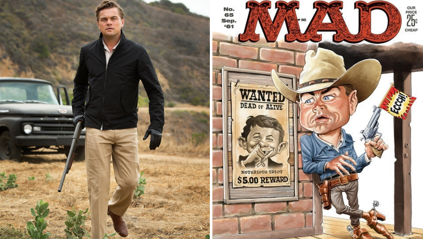 Meet the Caricaturist who Created Once Upon a Time in...Hollywood's Classic MAD ...